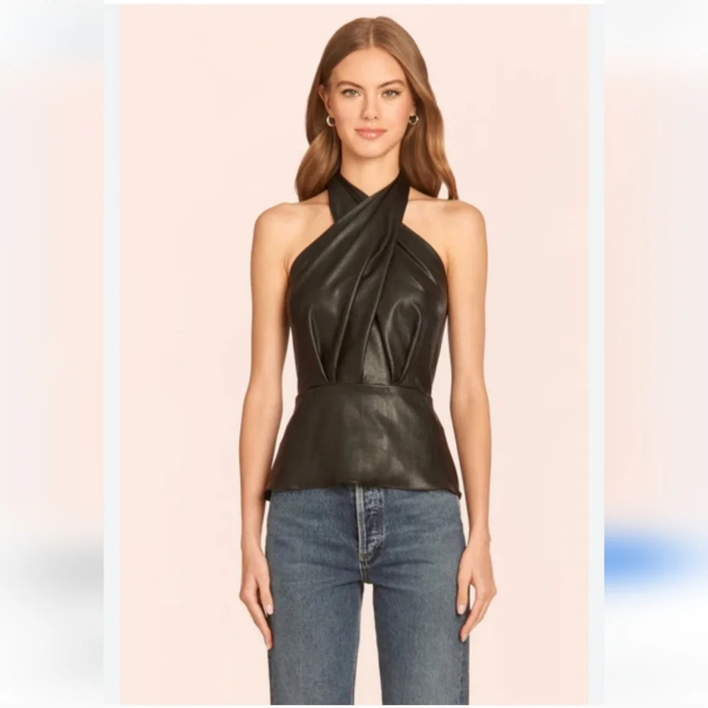 Amanda Uprichard Black Halter Top - Picture 5 of 5